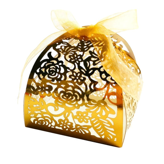 10 x Geschenkboxen " Blume" als Gastgeschenk