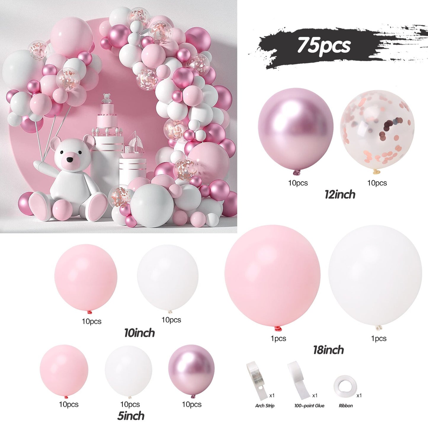 Latex Ballons in verschiedenen Stilrichtungen