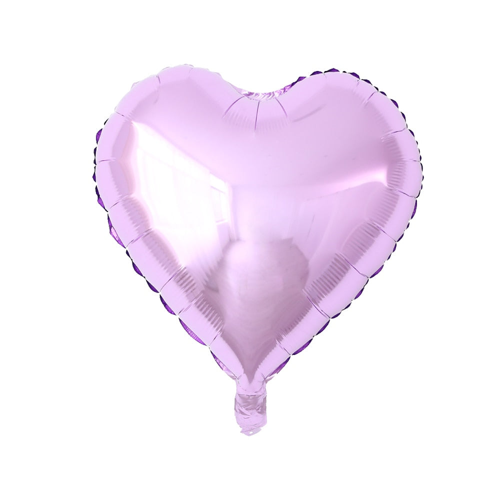 50 Heliumballons in Herzform