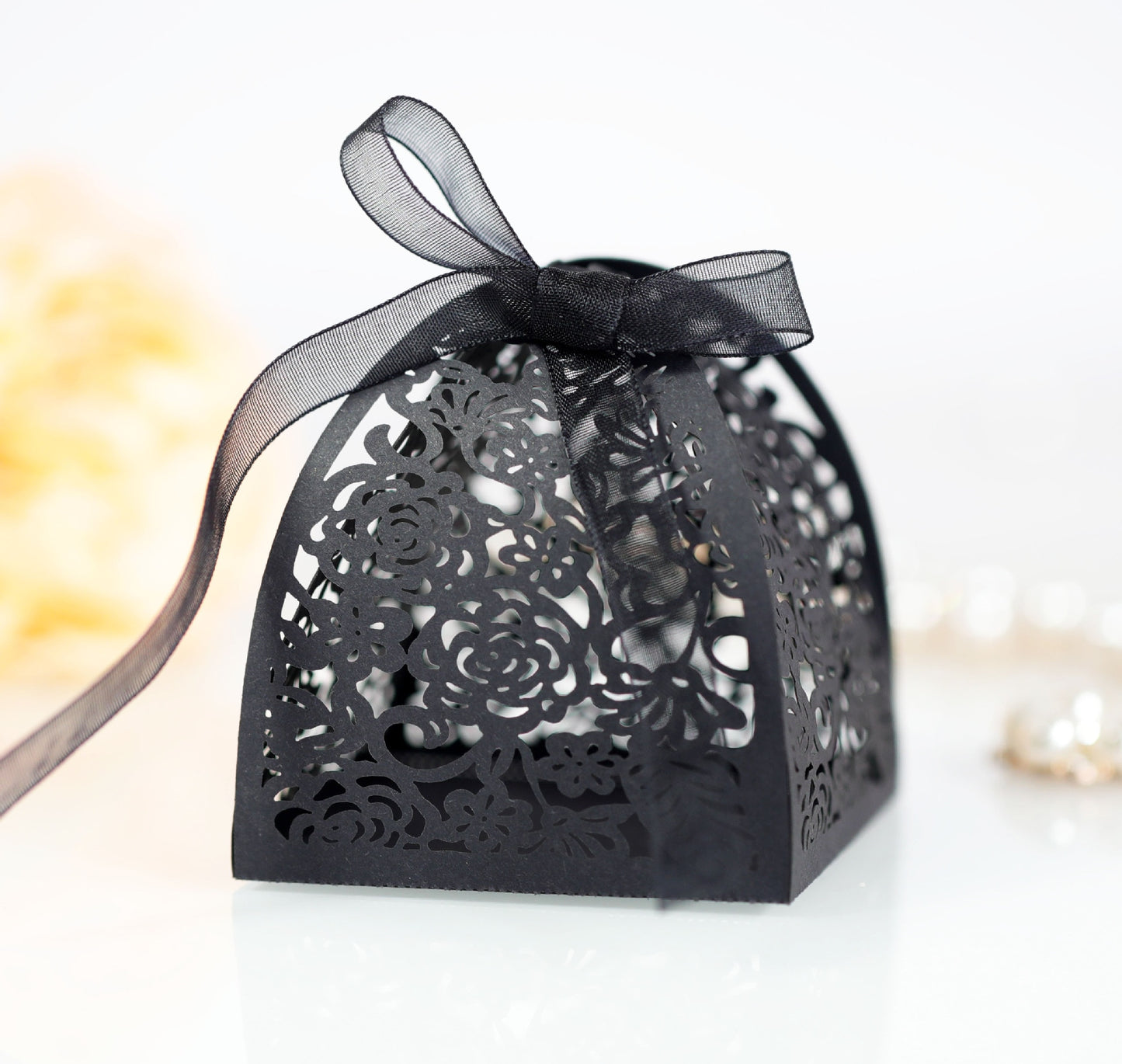 10 x Geschenkboxen " Blume" als Gastgeschenk