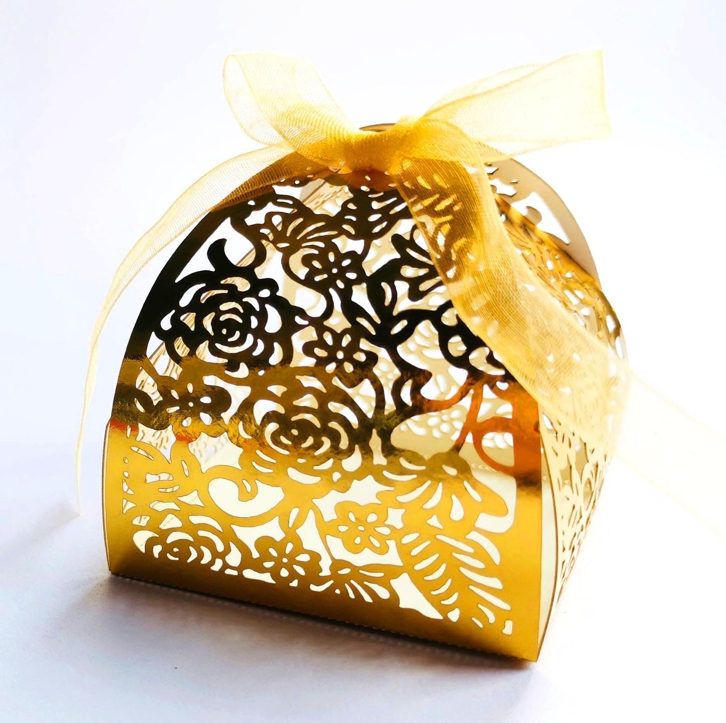 10 x Geschenkboxen " Blume" als Gastgeschenk