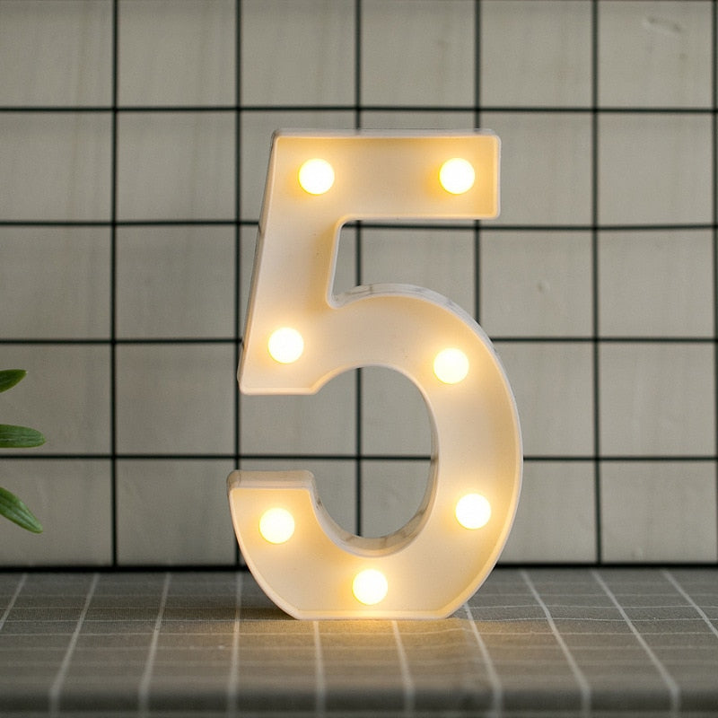 Kreative 3D Leuchtzeichen