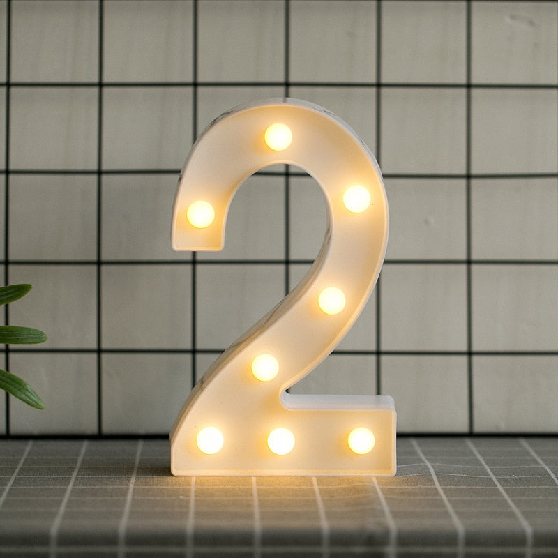 Kreative 3D Leuchtzeichen