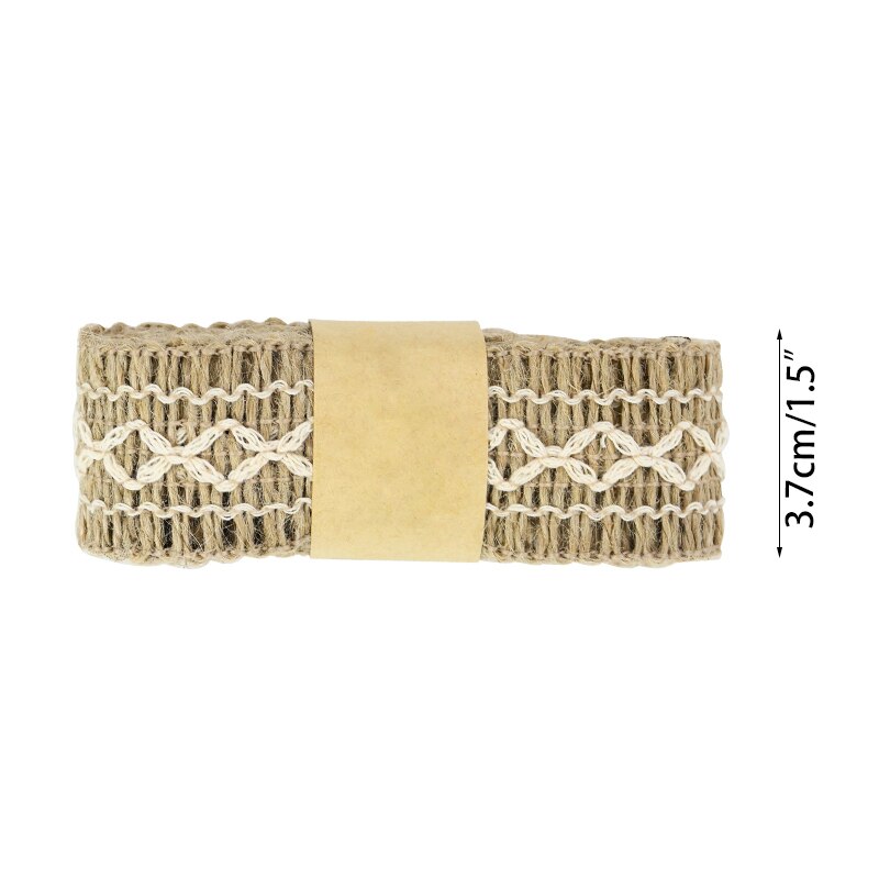 Dekorative Jutebänder zum Basteln