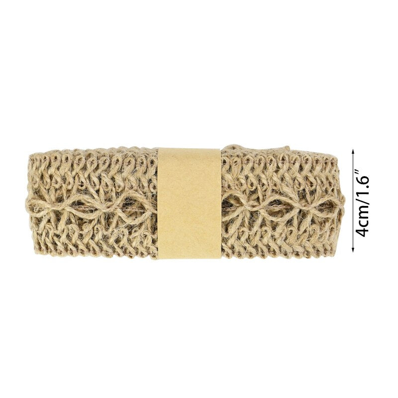 Dekorative Jutebänder zum Basteln